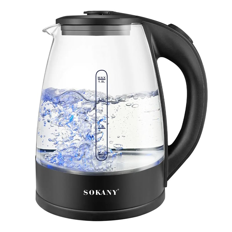 Sokany SK-09068 Electric Kettle 1.8L Price in Bangladesh | 1500W Fast Boil Kettle