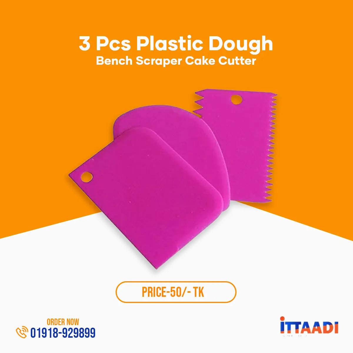 3 Cream Scrappers Plastic Dough Scrapers Straight Curved Zigzag Edges Pastry Dough Cutter Plastic Cake Bread Side Scraper.