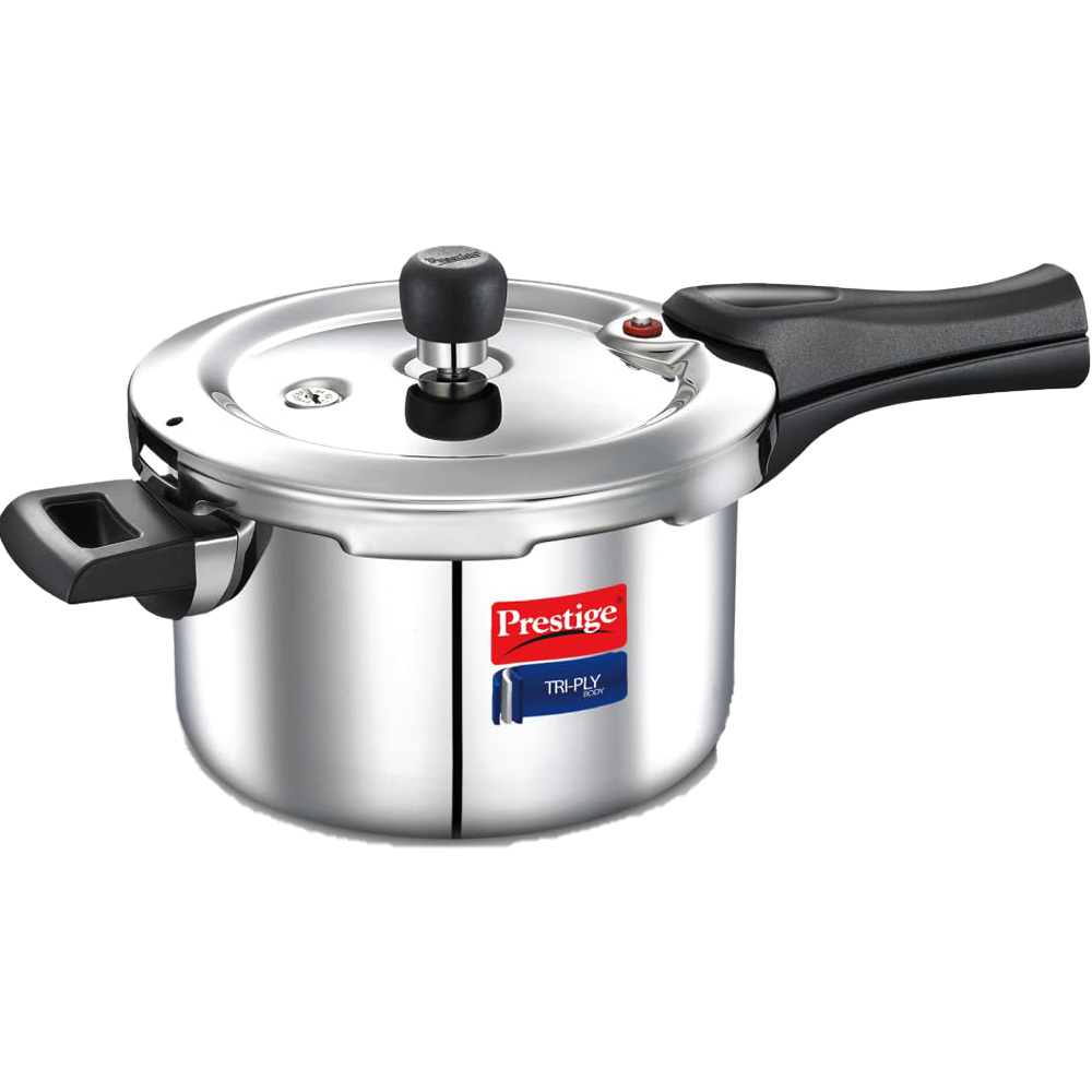 Prestige TriPly Outer Lid 3Ltr Pressure Cooker | Induction Compatible – Best Price