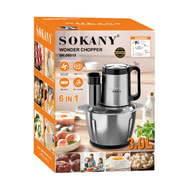 Sokany Wonder Chopper SK-06019 6-in-1 Kitchen Chopper – Bangladesh