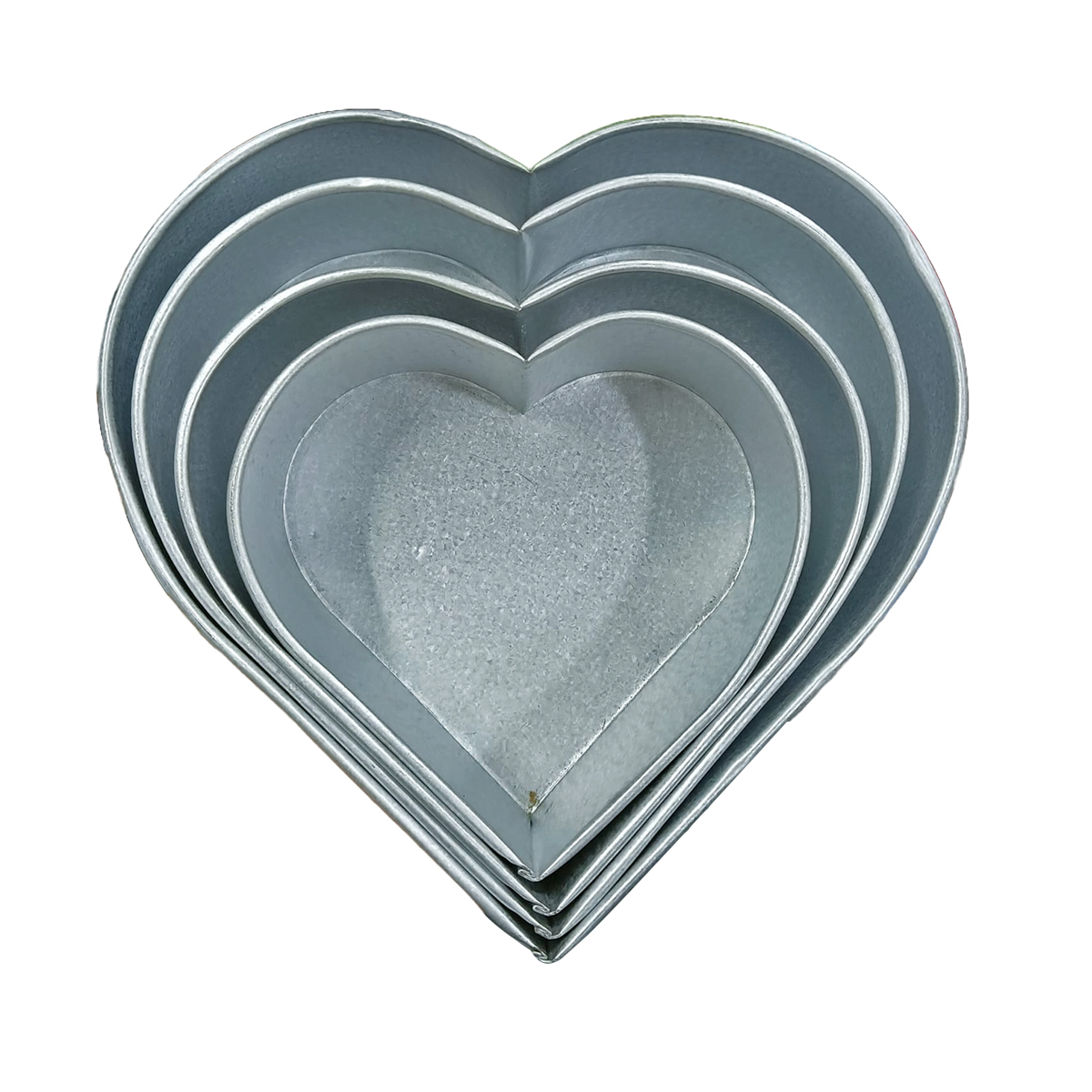 4 pcs set Heart Shape Cake Mold - Cake Baking Mold - 4 pieces Mold set Love style